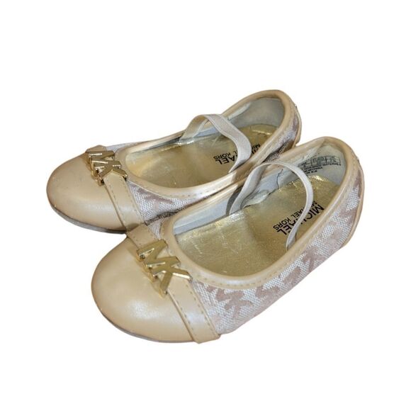 Michael Kors Norberta Ballet Style Flats Brown/Tan 8 - Picture 1 of 10